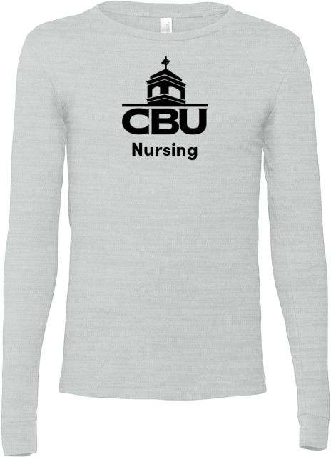 Christian Brothers Bella + Canvas Jersey Cotton Long Sleeve T Shirt CBU Nursing - ONLINE ONLY