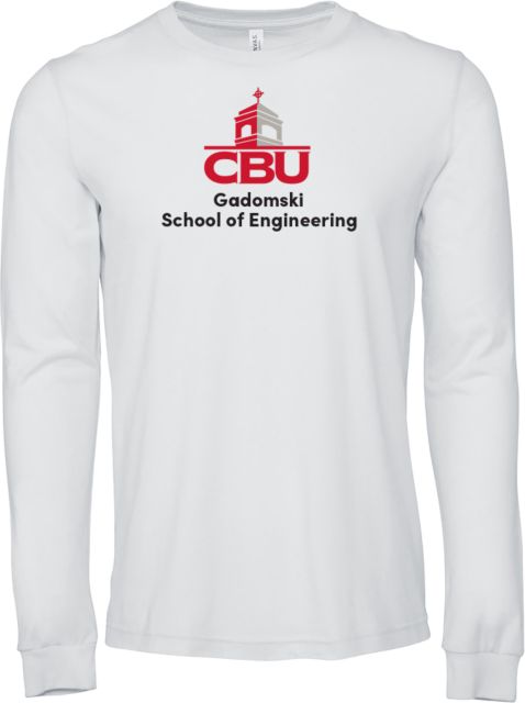 Christian Brothers Bella + Canvas Jersey Cotton Long Sleeve T Shirt CBU School of Engineering - ONLINE ONLY