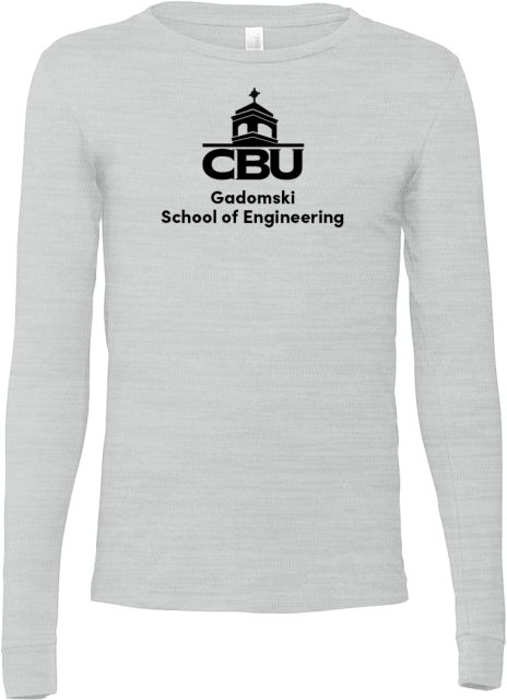 Christian Brothers Bella + Canvas Jersey Cotton Long Sleeve T Shirt CBU School of Engineering - ONLINE ONLY