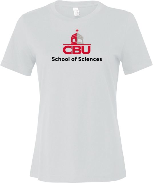 Christian Brothers Bella + Canvas Womens Relaxed Cotton T Shirt CBU School of Sciences - ONLINE ONLY