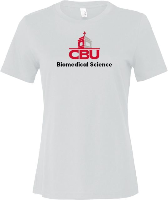 Christian Brothers Bella + Canvas Womens Relaxed Cotton T Shirt CBU Biomedical Science - ONLINE ONLY