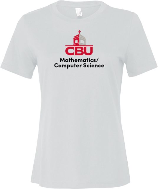 Christian Brothers Bella + Canvas Womens Relaxed Cotton T Shirt CBU Mathematics Computer Science - ONLINE ONLY