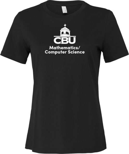 Christian Brothers Bella + Canvas Womens Relaxed Cotton T Shirt CBU Mathematics Computer Science - ONLINE ONLY