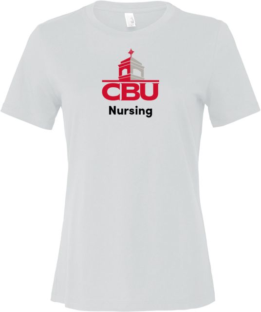 Christian Brothers Bella + Canvas Womens Relaxed Cotton T Shirt CBU Nursing - ONLINE ONLY