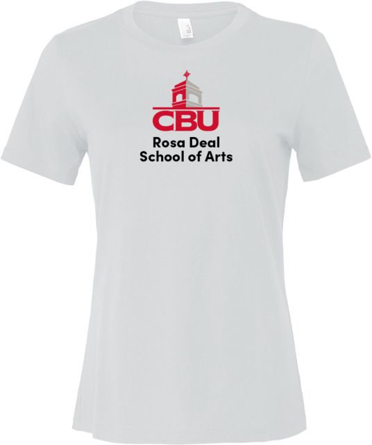 Christian Brothers Bella + Canvas Womens Relaxed Cotton T Shirt CBU School of Arts - ONLINE ONLY