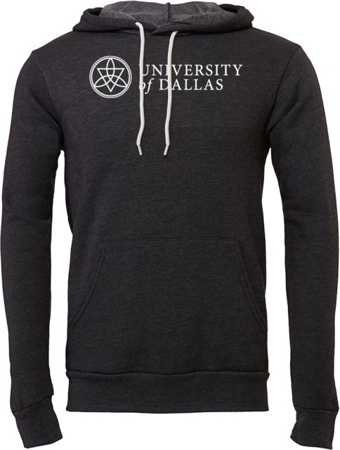 Univ of Dallas Bella + Canvas  Fleece Hood University of Dallas Horizontal - ONLINE ONLY