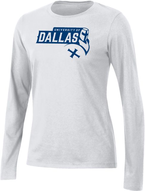 Univ of Dallas Gear Womens Long Sleeve Tee University of Dallas with Mascot - ONLINE ONLY
