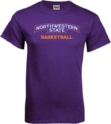 Northwestern State T Shirt Basketball - ONLINE ONLY
