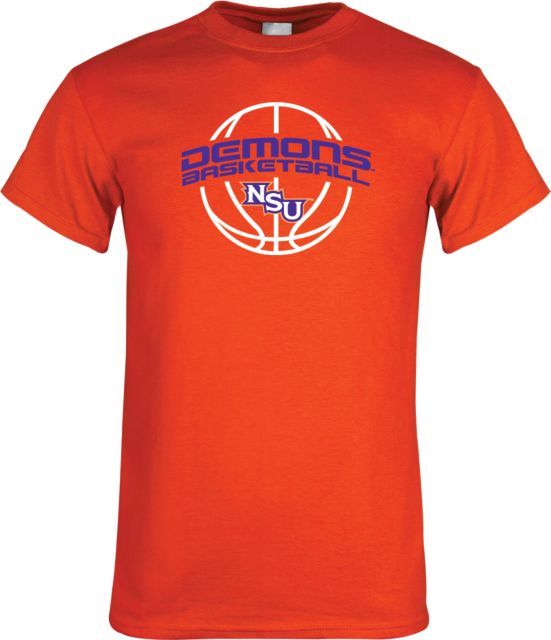 Northwestern State T Shirt Demons Basketball Arched - ONLINE ONLY