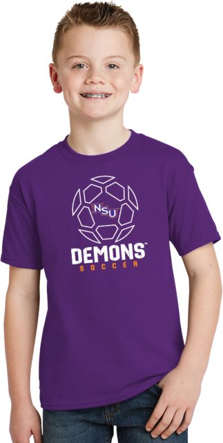 Northwestern State Youth T Shirt Demons Soccer Geometric - ONLINE ONLY
