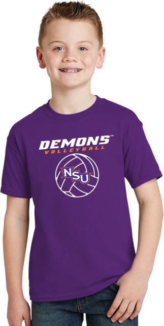 Northwestern State Youth T Shirt Demons Volleyball Stacked - ONLINE ONLY