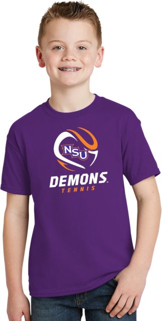 Northwestern State Youth T Shirt Tennis Abstract Ball - ONLINE ONLY