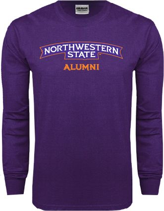 Northwestern State Long Sleeve T Shirt Alumni - ONLINE ONLY