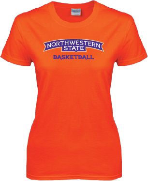 Northwestern State Ladies T Shirt Basketball - ONLINE ONLY