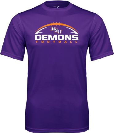 Northwestern State Performance Tee Demons Football Horizontal - ONLINE ONLY
