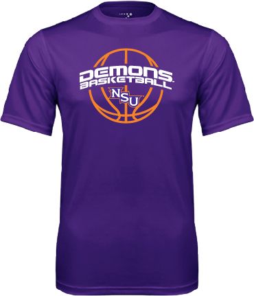 Northwestern State Performance Tee Demons Basketball Arched - ONLINE ONLY