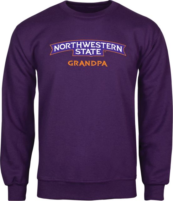 Northwestern State Fleece Crew Grandpa - ONLINE ONLY