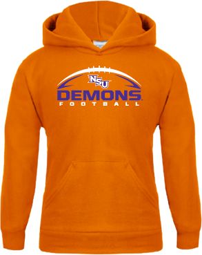 Northwestern State Youth Fleece Hoodie Demons Football Horizontal - ONLINE ONLY