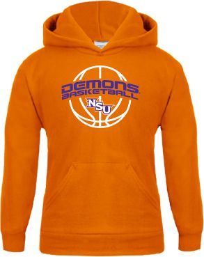 Northwestern State Youth Fleece Hoodie Demons Basketball Arched - ONLINE ONLY