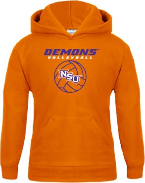 Northwestern State Youth Fleece Hoodie Demons Volleyball Stacked - ONLINE ONLY