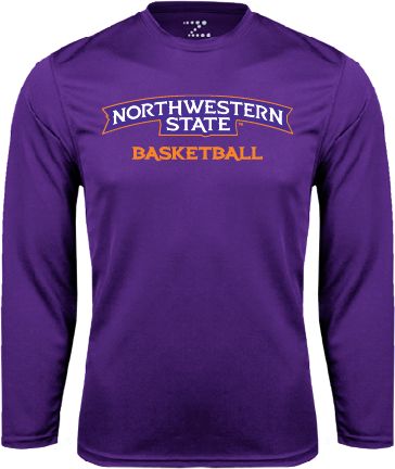 Northwestern State Performance Longsleeve Shirt Basketball - ONLINE ONLY