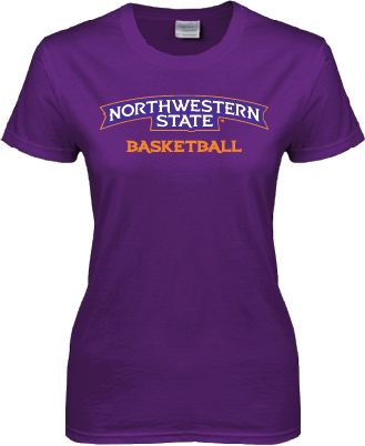 Northwestern State Ladies T Shirt Basketball - ONLINE ONLY