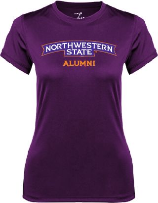 Northwestern State Ladies Syntrel Performance Tee Alumni - ONLINE ONLY