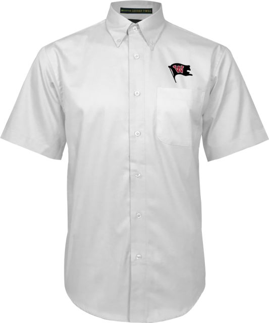 Whitworth Twill Button Down Short Sleeve Whitworth Flag - ONLINE ONLY