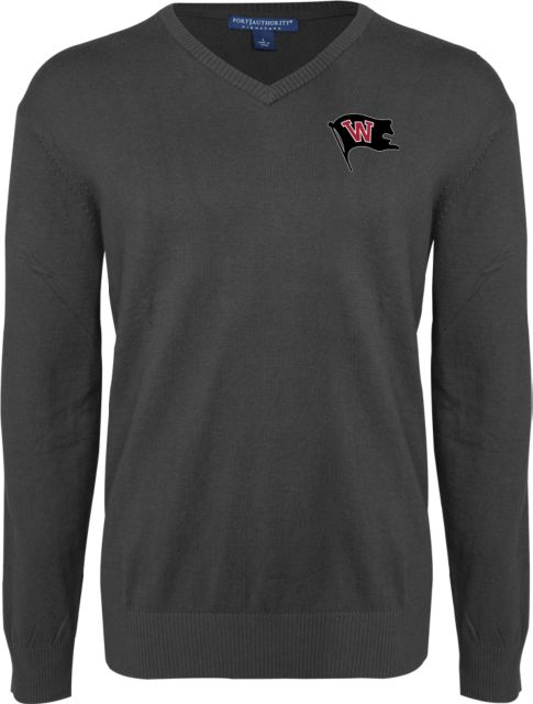Whitworth VNeck Sweater Whitworth Flag - ONLINE ONLY