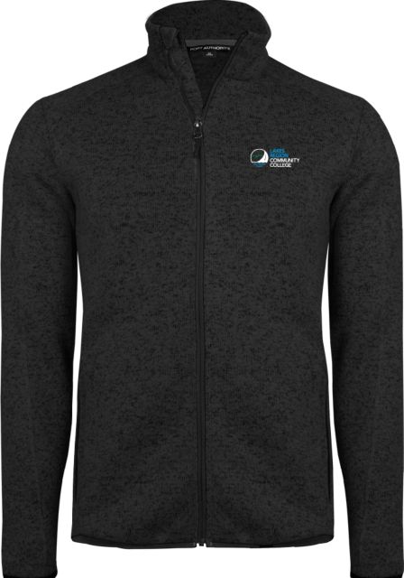 Lakes Region Heather  Sweater Fleece Jacket Lakes Region CC Primary Mark - ONLINE ONLY