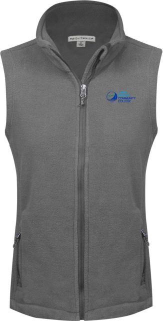 Lakes Region Womens Fleece Full Zip Vest Lakes Region CC Primary Mark - ONLINE ONLY