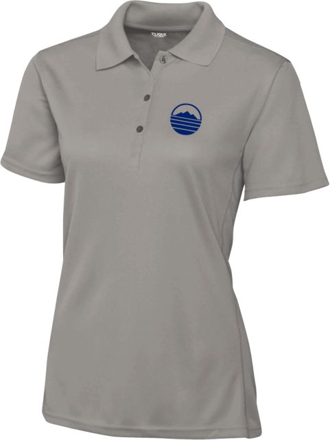 Blue Ridge C&B Womens Clique Ice Pique Polo Ridge Community College Moutain Mark - ONLINE ONLY