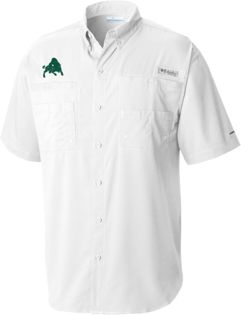 Bethany WV Columbia Tamiami Performance Short Sleeve Shirt Boomer the Bison - ONLINE ONLY