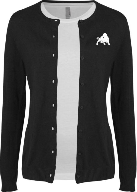Bethany WV Ladies Cardigan Boomer the Bison - ONLINE ONLY
