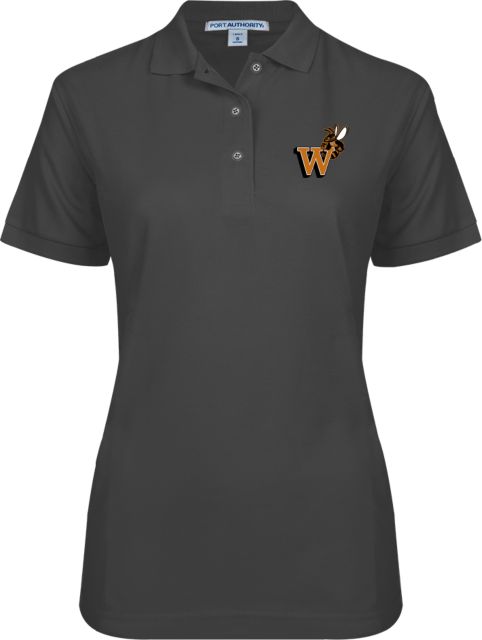 Waynesburg Ladies Easycare Pique Polo Mascot W Logo - ONLINE ONLY