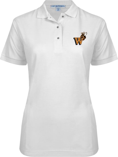 Waynesburg Ladies Easycare Pique Polo Mascot W Logo - ONLINE ONLY