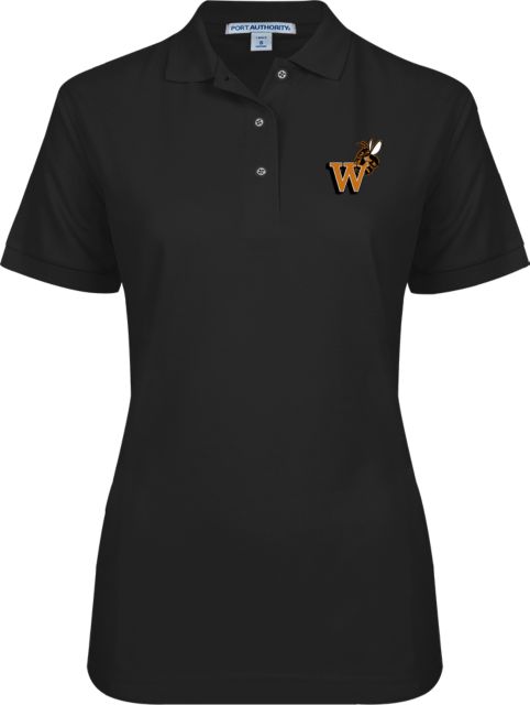 Waynesburg Ladies Easycare Pique Polo Mascot W Logo - ONLINE ONLY