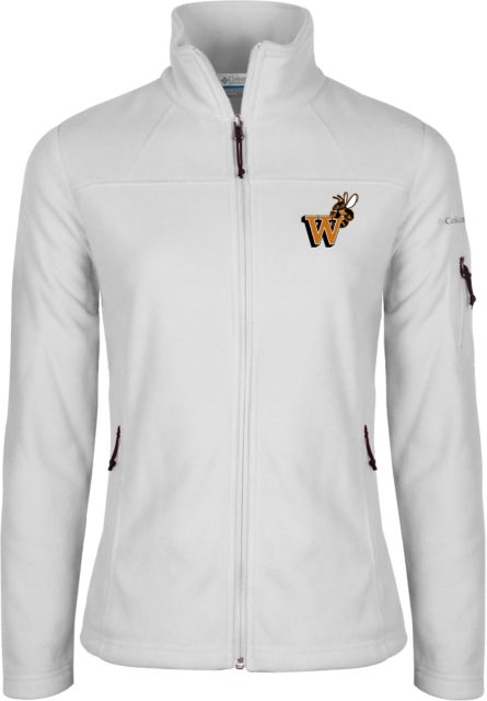 Waynesburg Columbia Ladies Full Zip Fleece Jacket Mascot W Logo - ONLINE ONLY