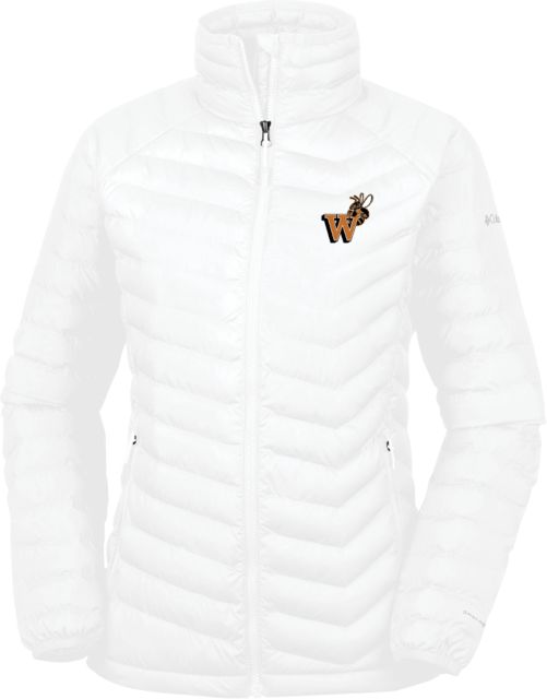 Waynesburg Columbia Powder Lite Ladies Jacket Mascot W Logo - ONLINE ONLY