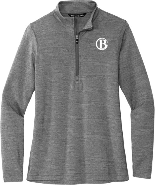 Bellevue TravisMathew Womens Crestview 1/4 Zip Bellevue College - B Icon - ONLINE ONLY