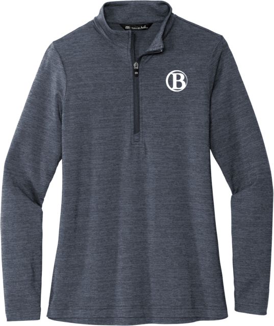 Bellevue TravisMathew Womens Crestview 1/4 Zip Bellevue College - B Icon - ONLINE ONLY