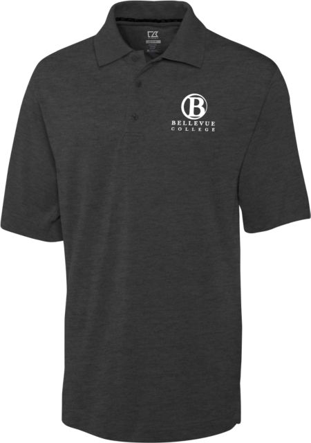 Bellevue C&B Advantage TriBlend Pique Polo Bellevue College - Primary Word Mark Stacked - ONLINE ONLY