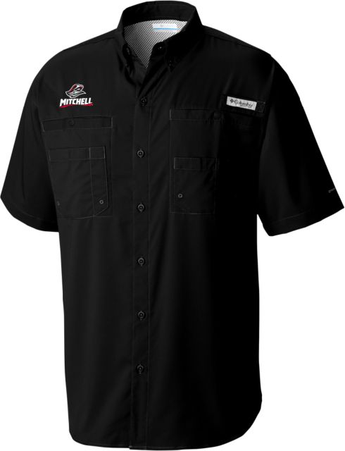 Mitchell College Columbia Tamiami Performance Short Sleeve Shirt Mitchell W Mariner - ONLINE ONLY