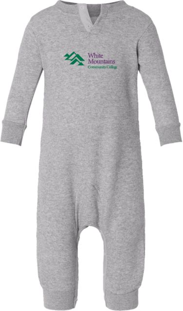 White Mountains Fleece Bodysuit Mountians Community College Logo - ONLINE ONLY