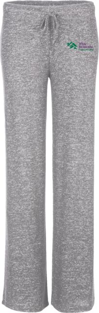 White Mountains Boxercraft Womens Cuddle Wide Leg Pant Mountains Community College Logo - ONLINE ONLY