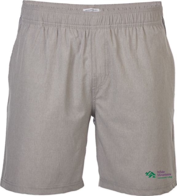 White Mountains Boxercraft Light Riptide Hybrid Short Mountains Community College Logo - ONLINE ONLY