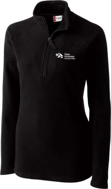 White Mountains C&B Womens Clique Summit Performance Fleece Half Zip Mountains Community College Logo - ONLINE ONLY
