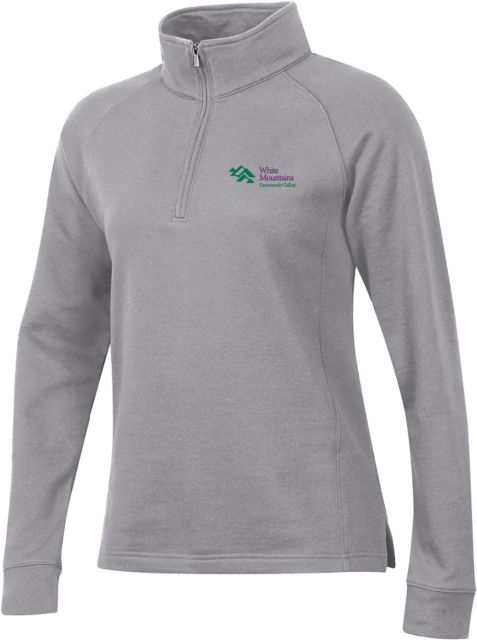 White Mountains Gear Womens 1/4 Zip Mountains Community College Logo - ONLINE ONLY