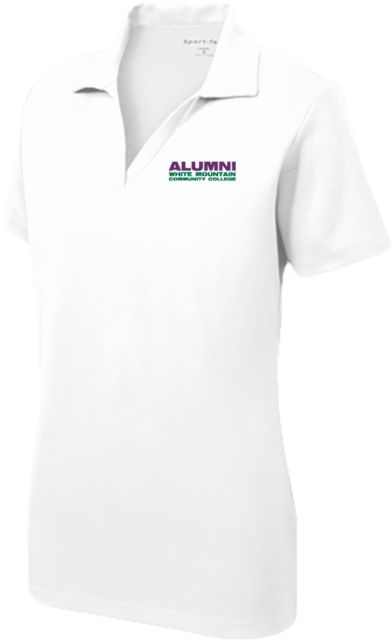 White Mountains Womens Dry Mesh Polo Alumni - Mountains Community College - ONLINE ONLY