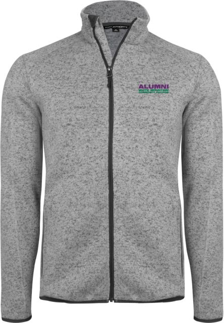 White Mountains Heather Sweater Fleece Jacket Alumni - Mountains Community College - ONLINE ONLY